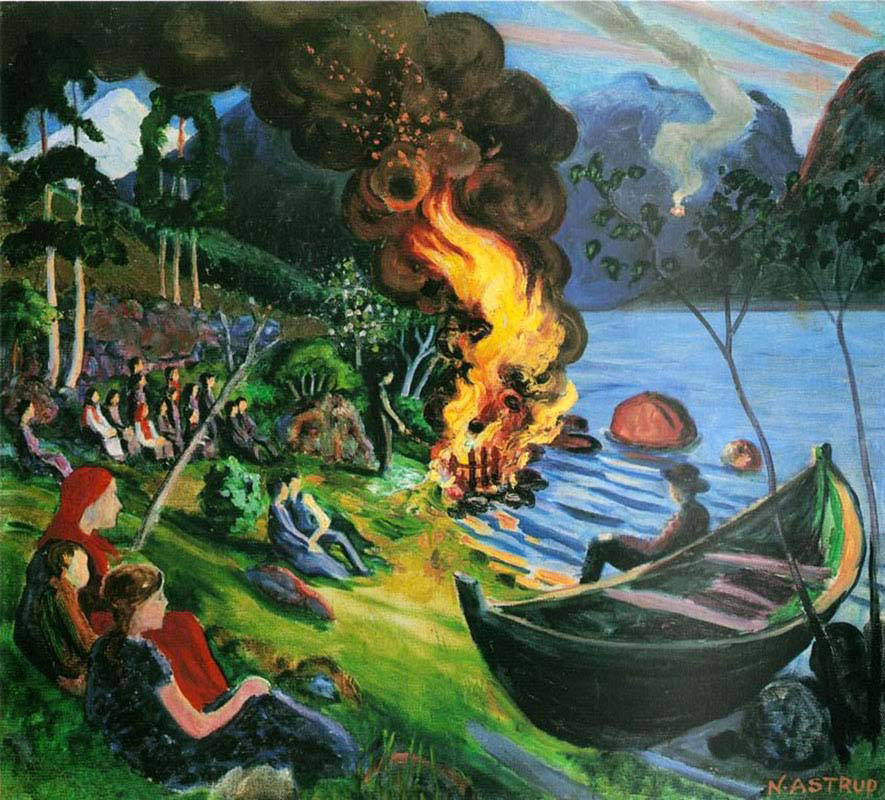St Hansbal ved jølstervannet